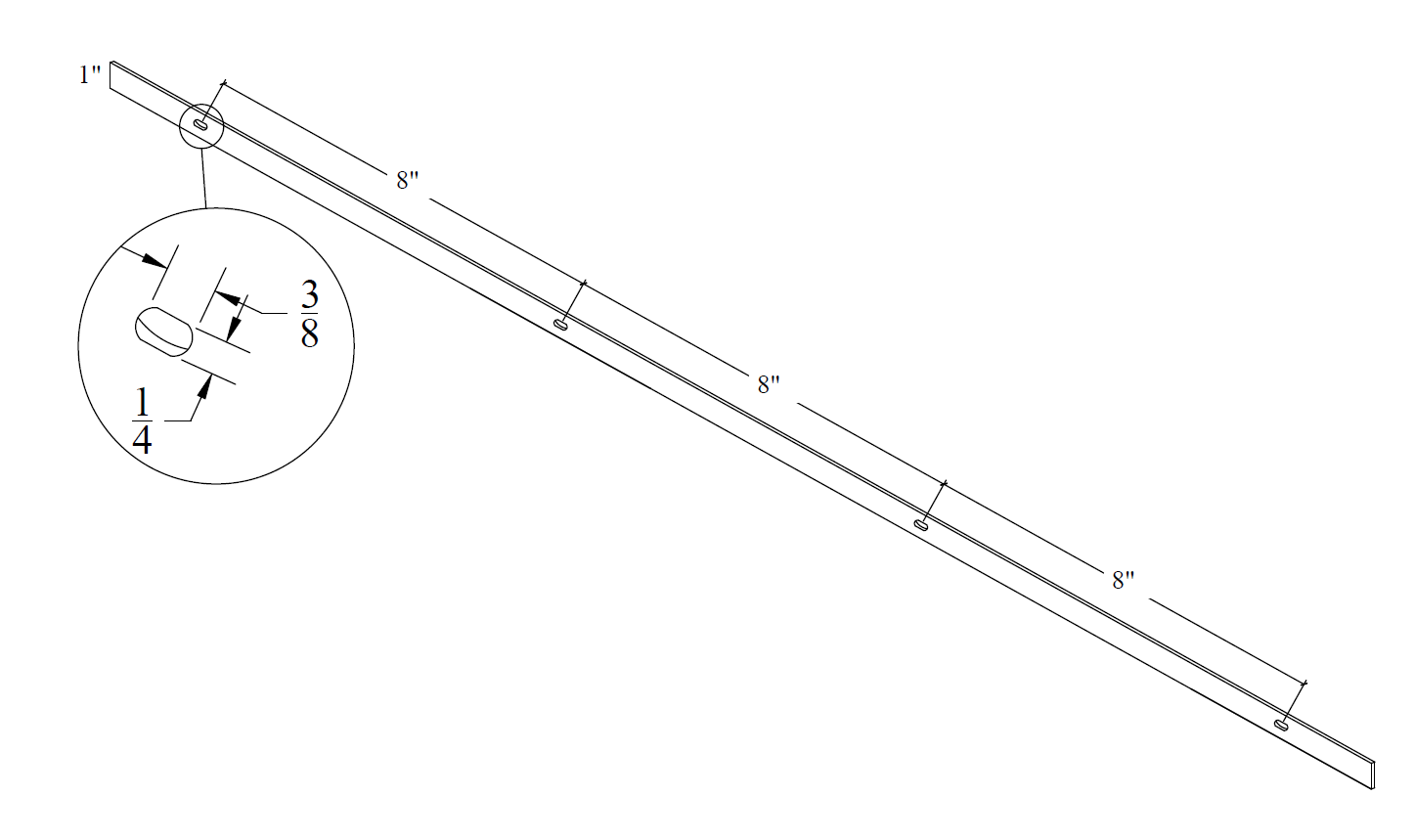 T1 Termination Bar - Type 304 SS